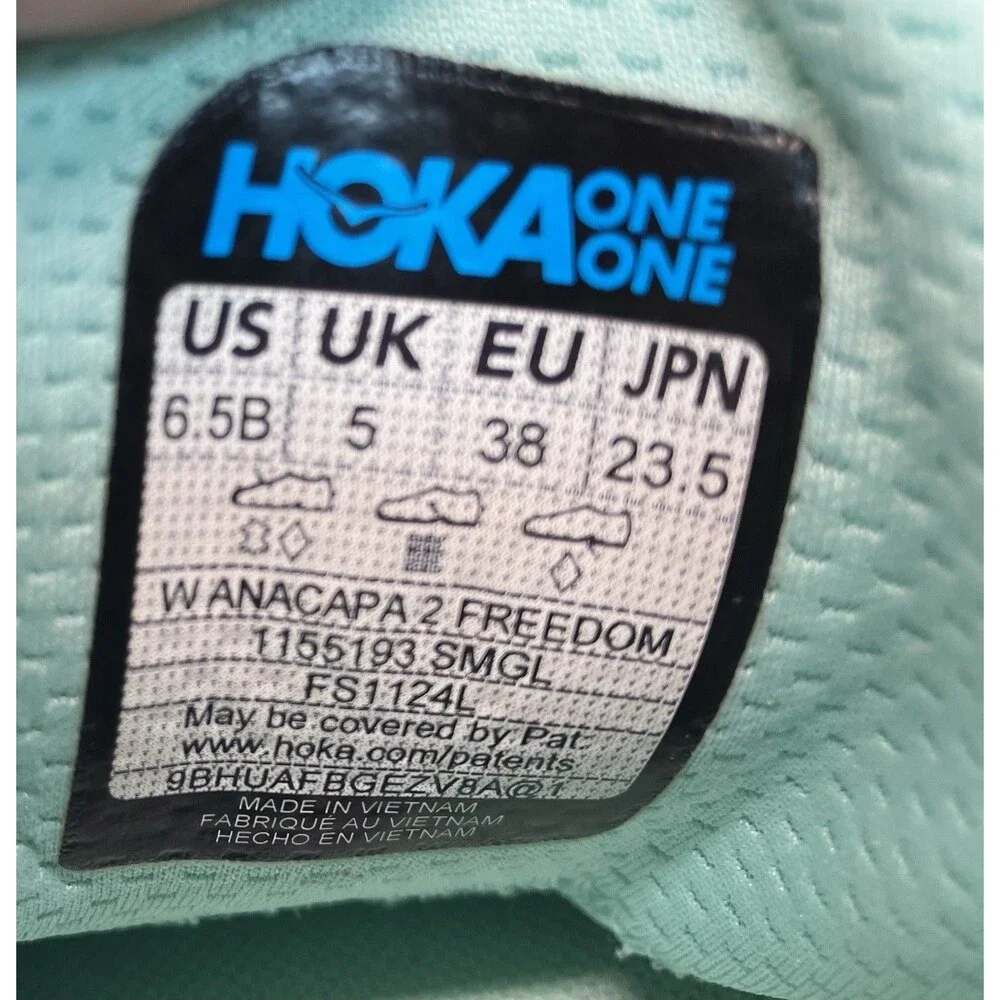 Hoka One One Women’s Anacapa 2 Freedom Trail Running Shoes 1155193 Sz 6.5